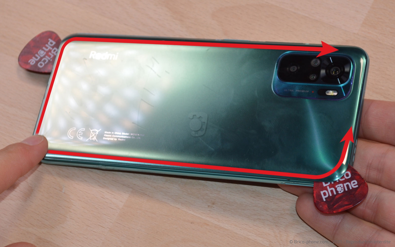 Changement de batterie sur Redmi Note 10 photo 3