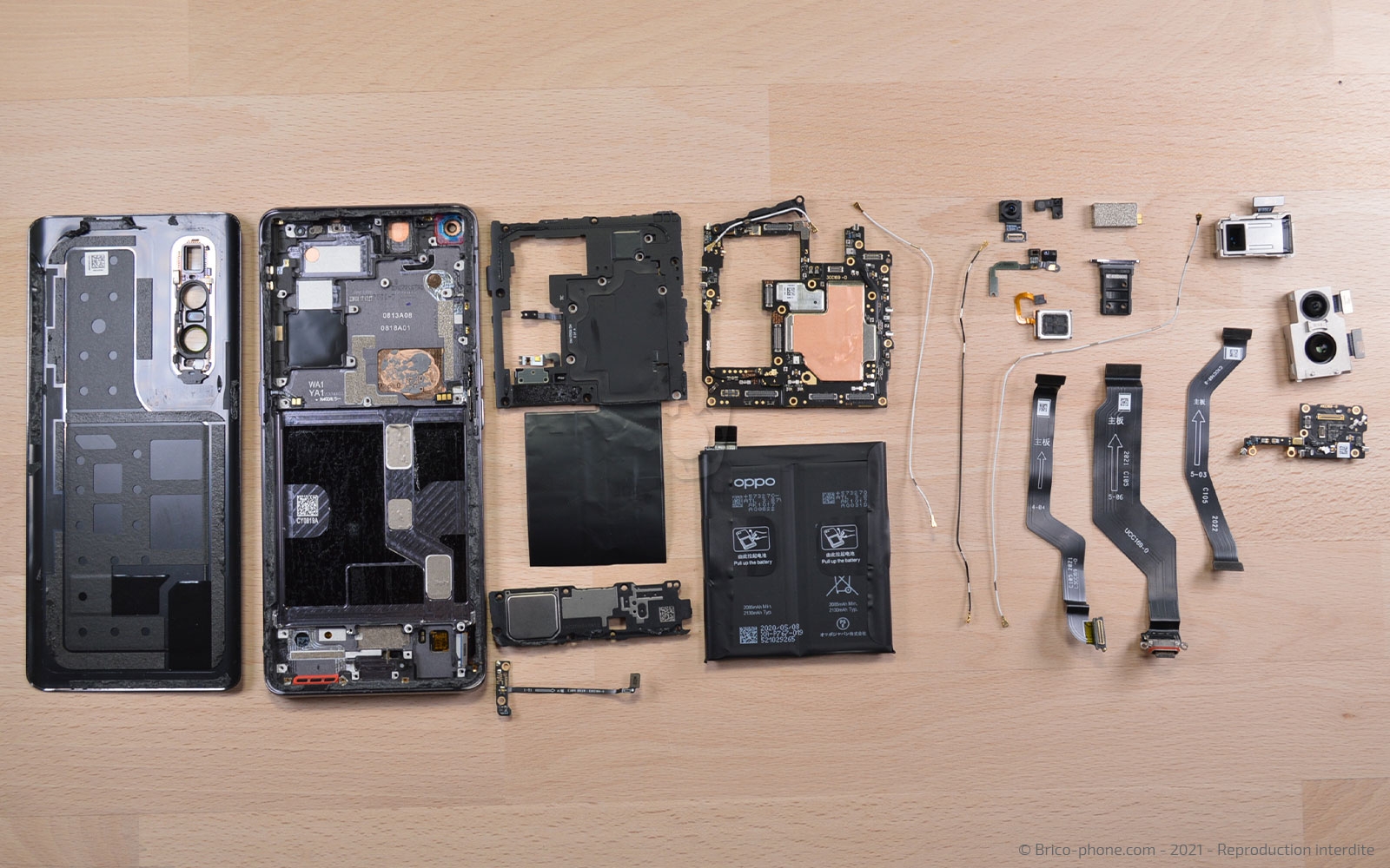 Démontage complet sur Find X2 Pro photo 1