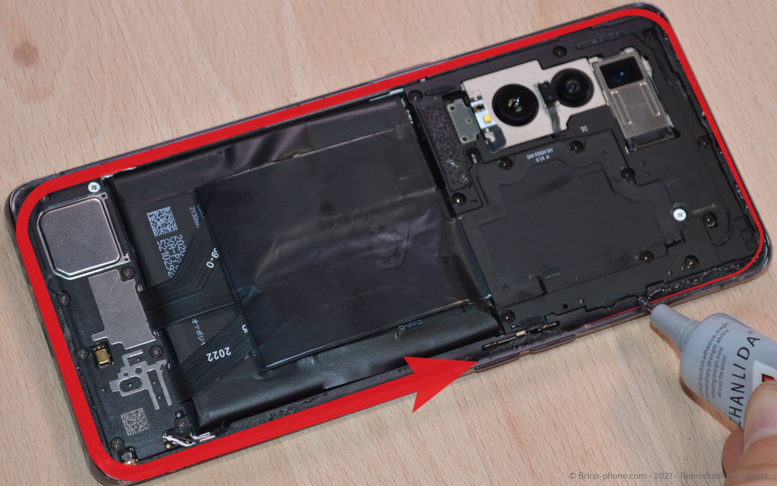 Changement de batterie sur Find X2 Pro photo 3