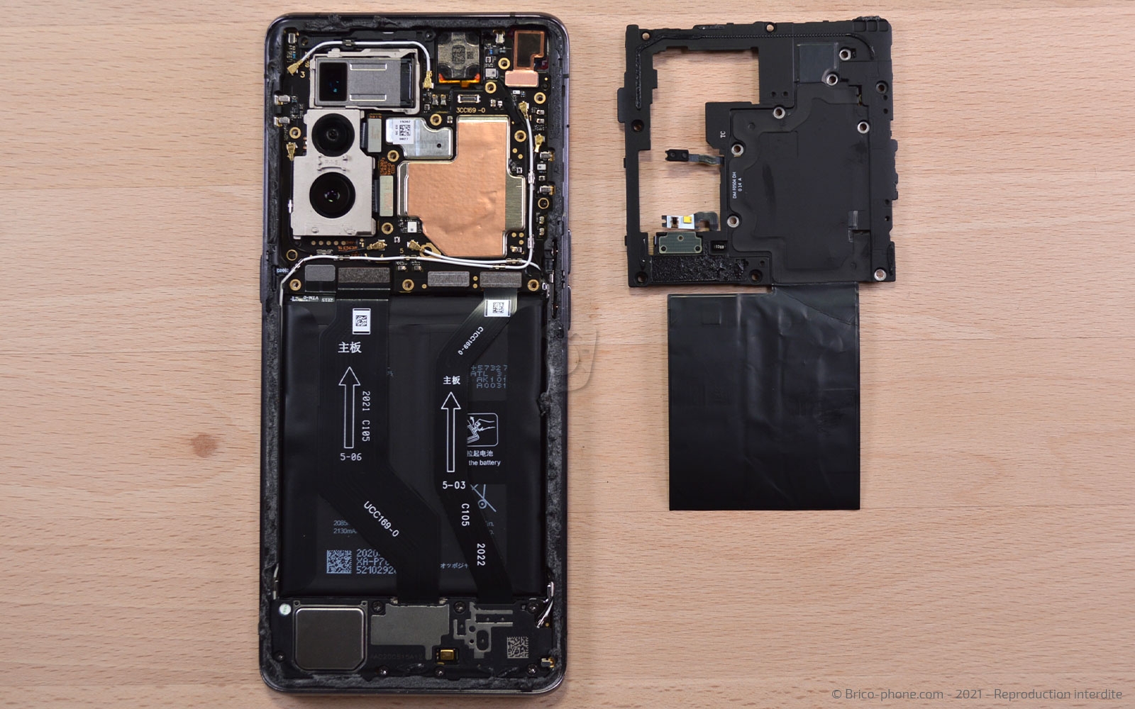 Changement du connecteur de charge sur Find X2 Pro photo 4