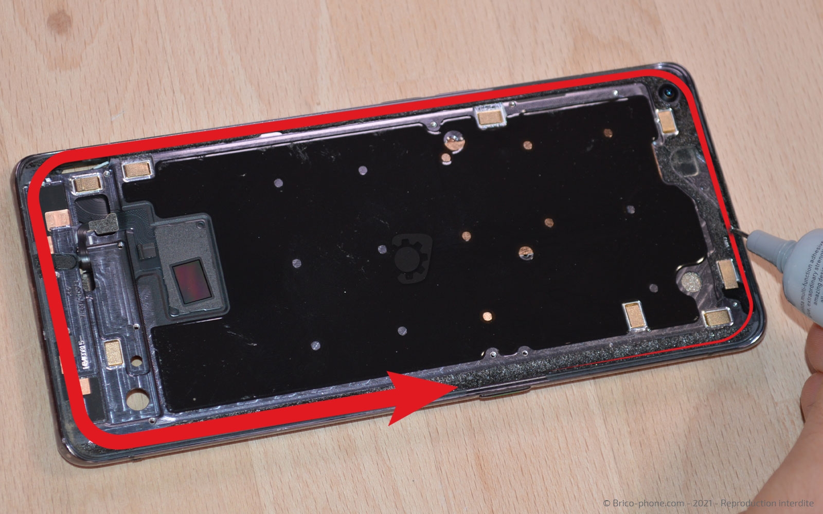 Changement de l'écran seul sur Find X2 Pro photo 2