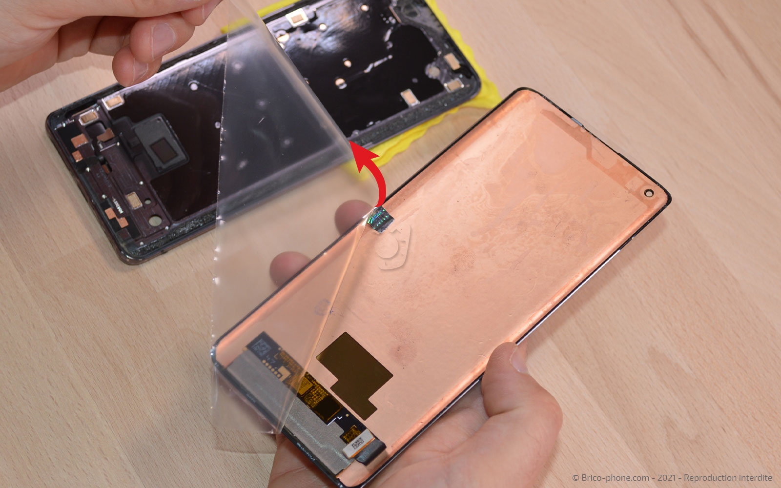 Changement de l'écran seul sur Find X2 Pro photo 3