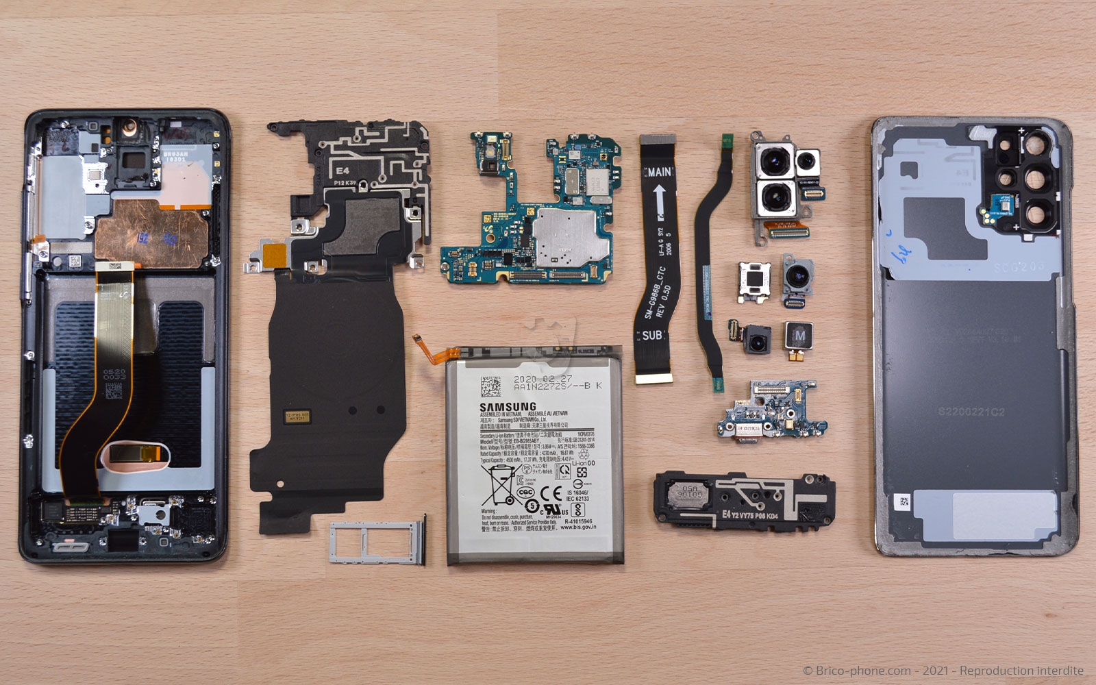 Démontage complet sur Galaxy S20 Plus photo 1