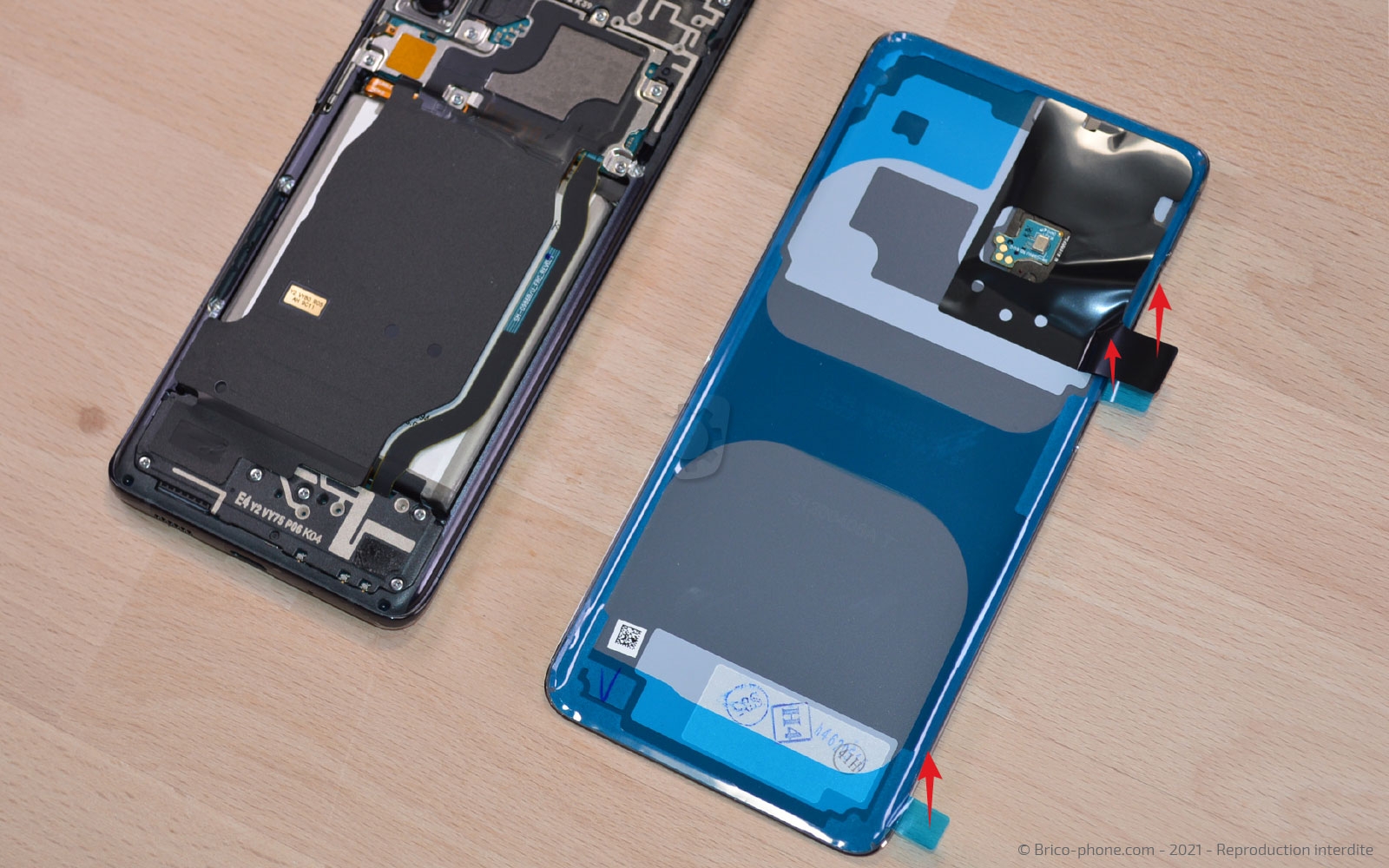 Changement de vitre arrière sur Galaxy S20 Plus photo 1