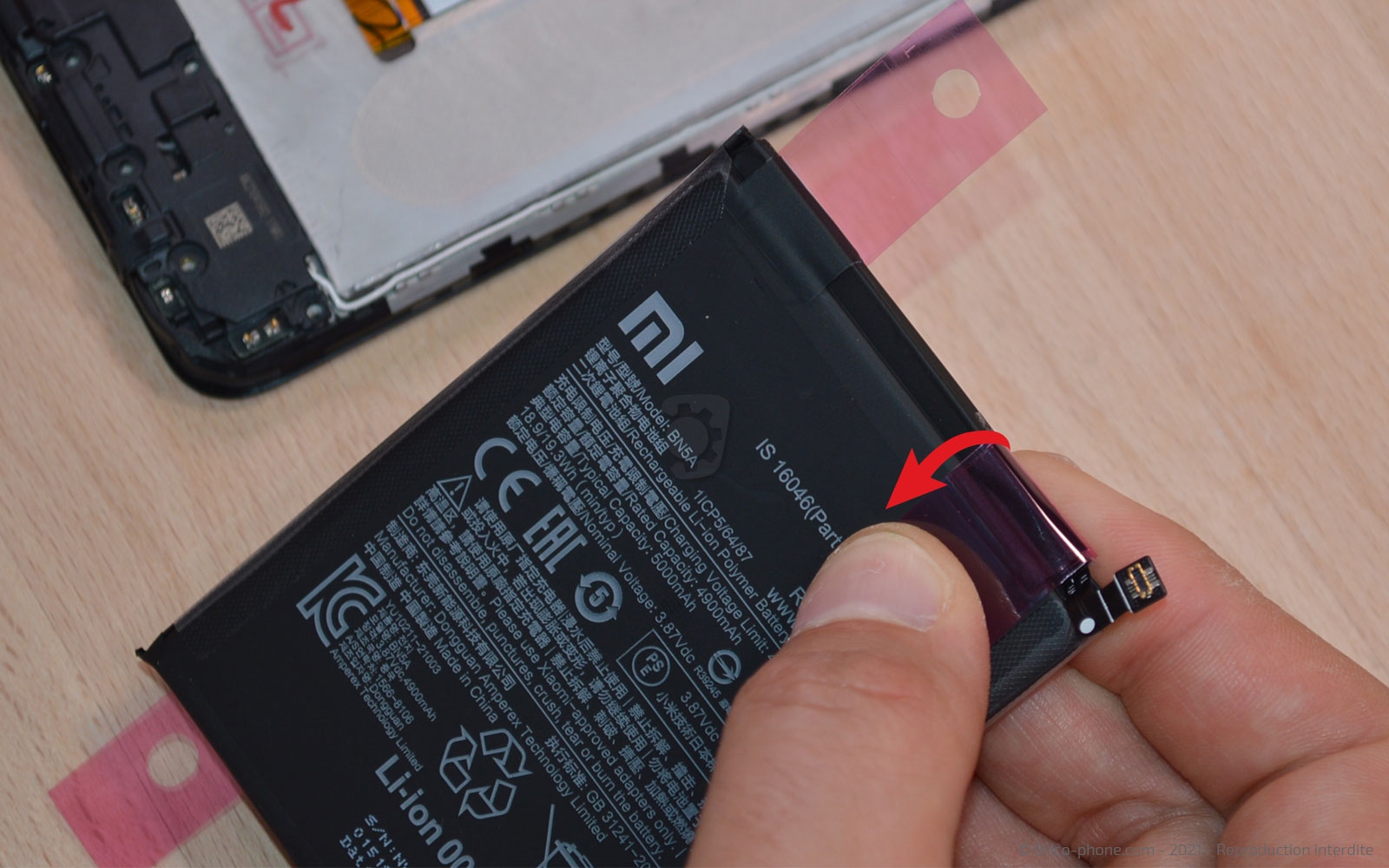 Changement du bloc écran sur Poco M3 Pro photo 2