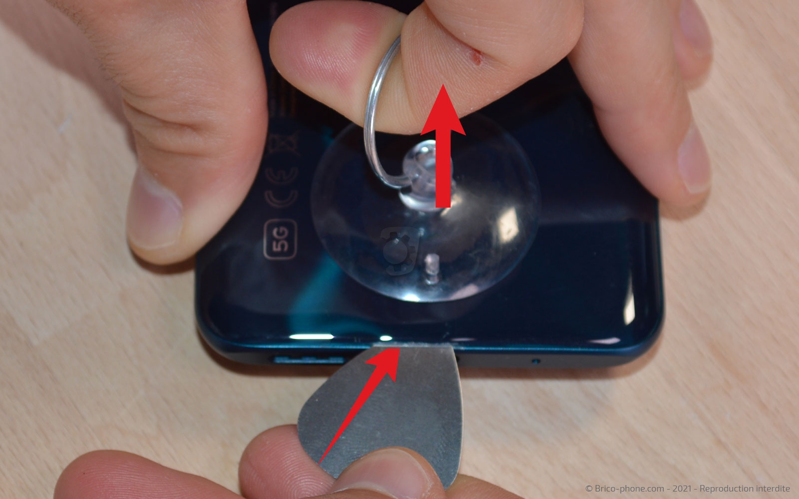 Changement du connecteur de charge sur Poco M3 Pro photo 3