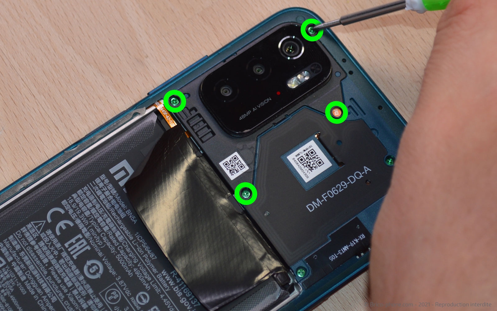 Changement du connecteur de charge sur Poco M3 Pro photo 1