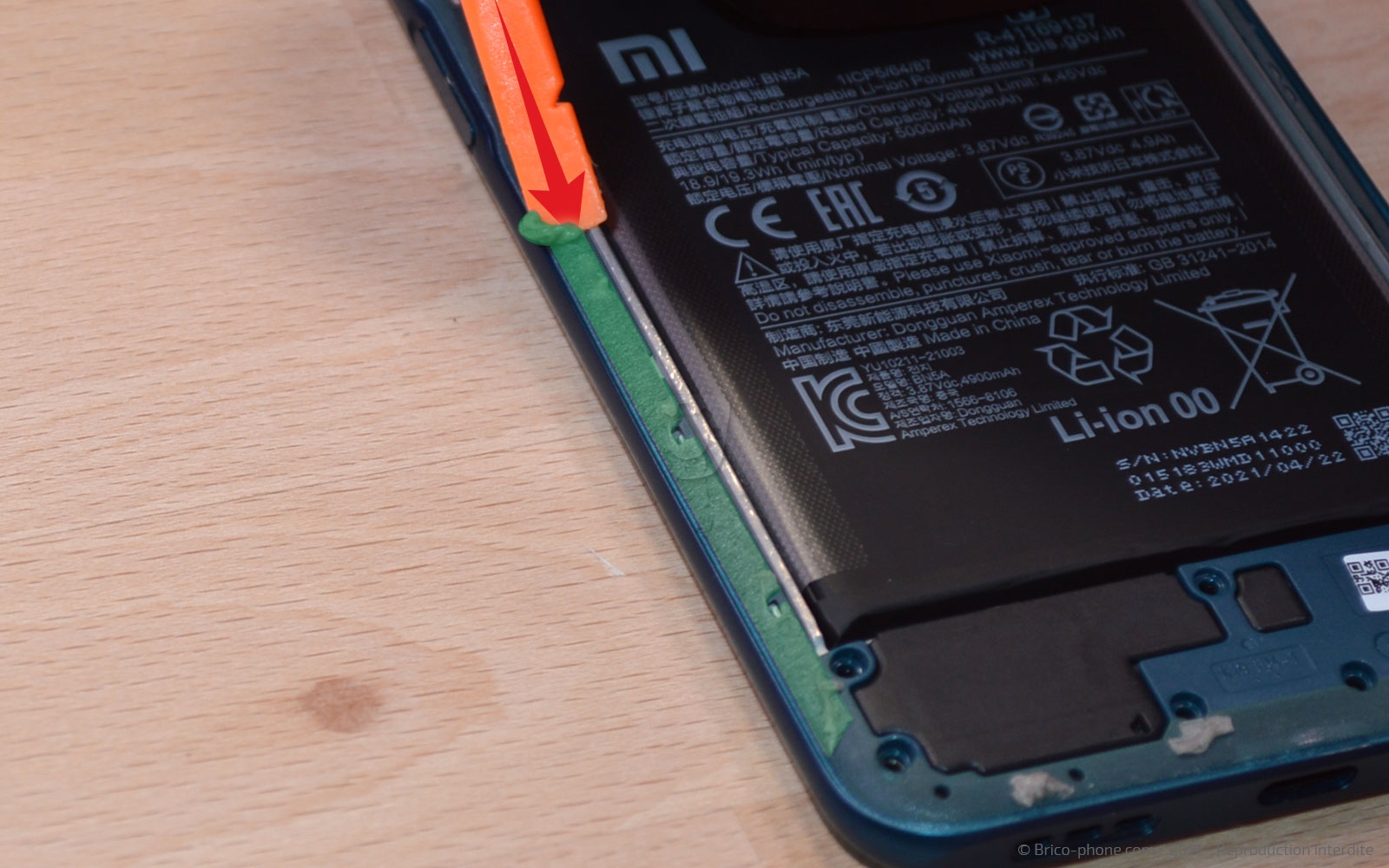 Changement du connecteur de charge sur Poco M3 Pro photo 1