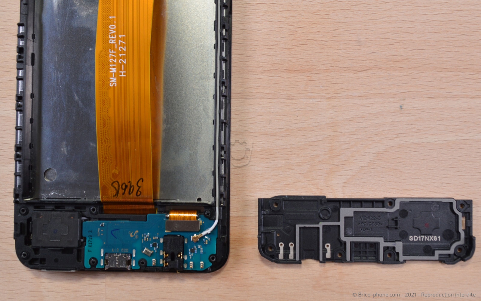 Changement du bloc écran sur Galaxy A12 / A12 Nacho photo 3