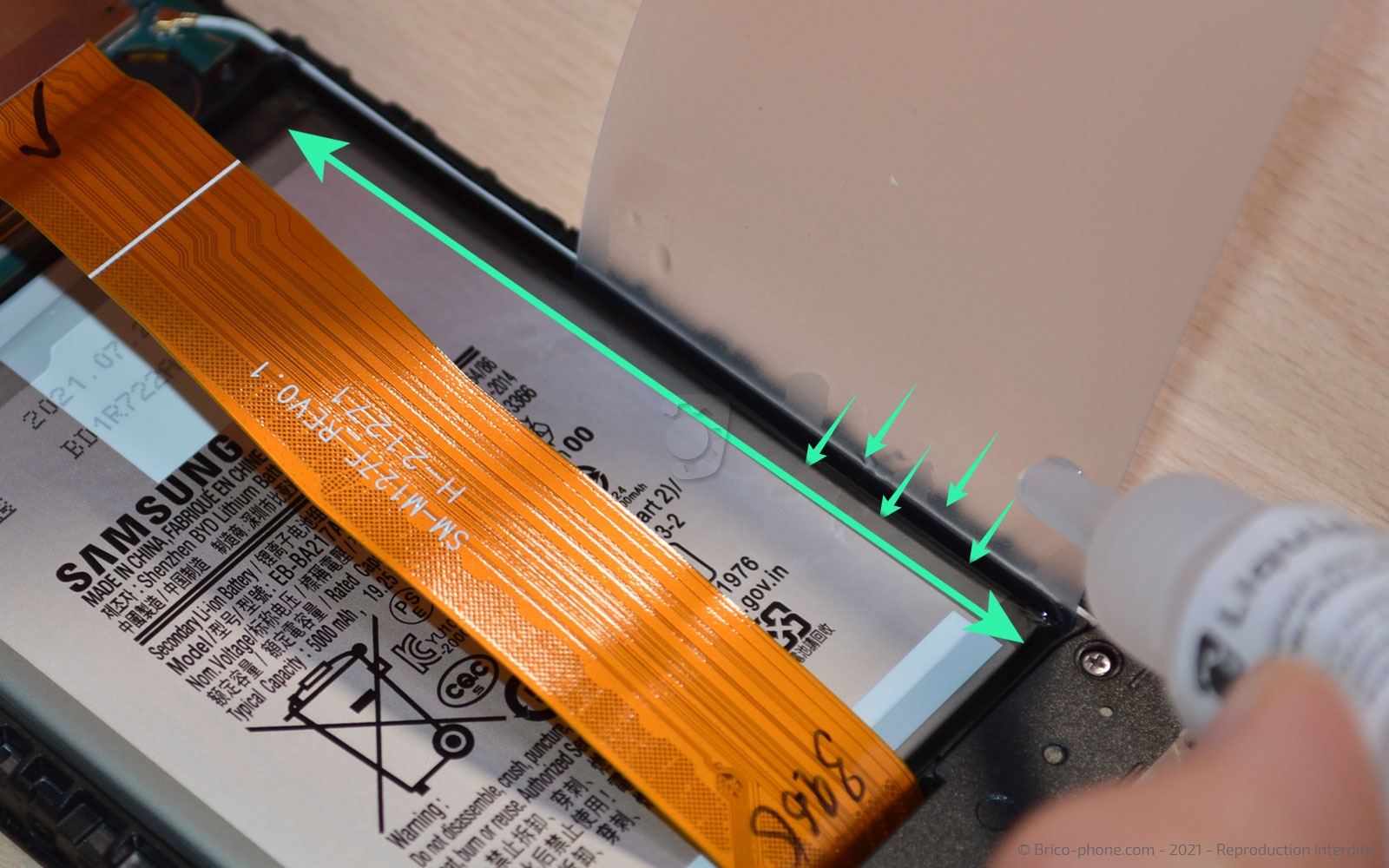 Changement de batterie sur Galaxy A12 / A12 Nacho photo 1