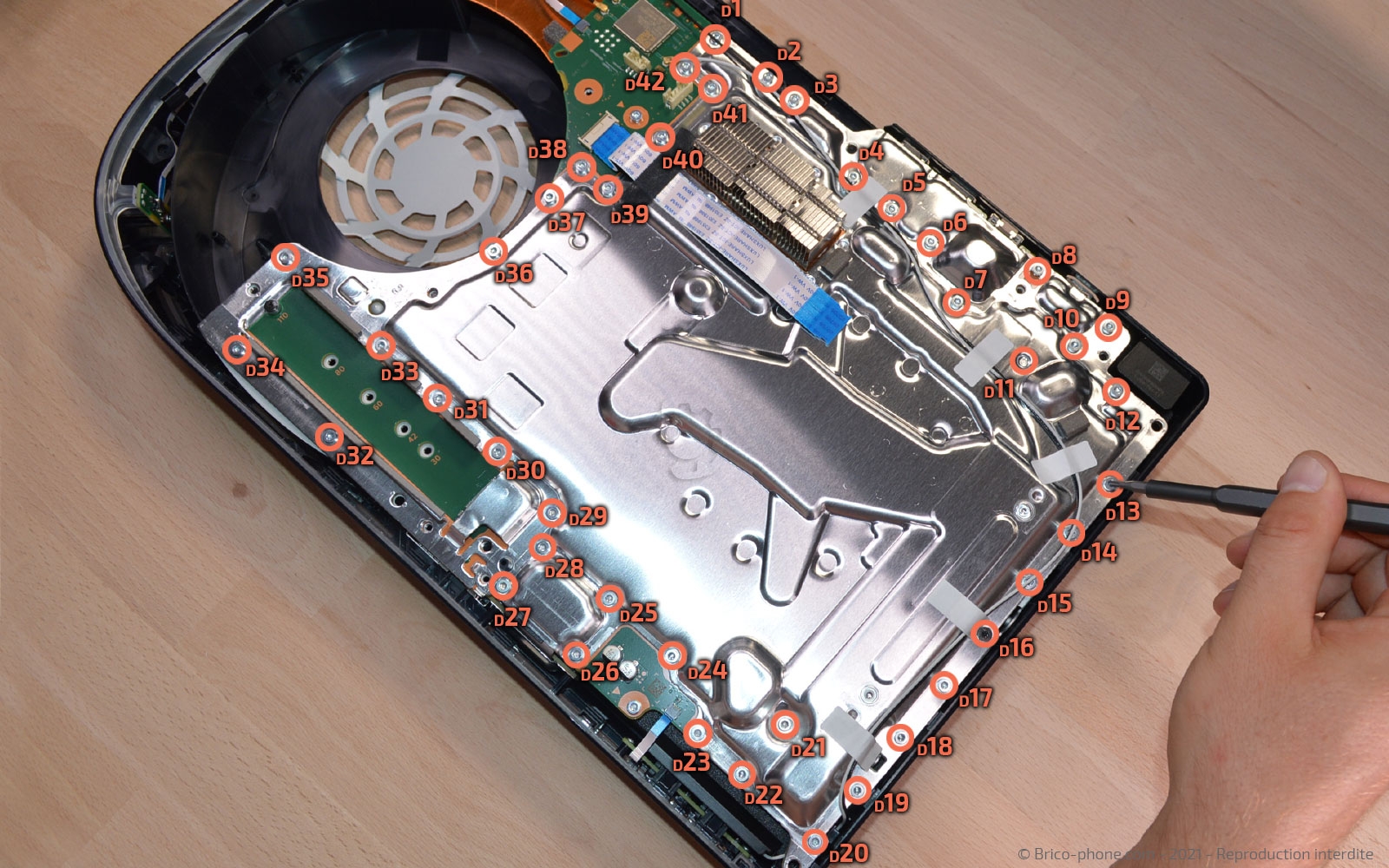 Démontage complet de la Console sur Playstation 5 photo 1