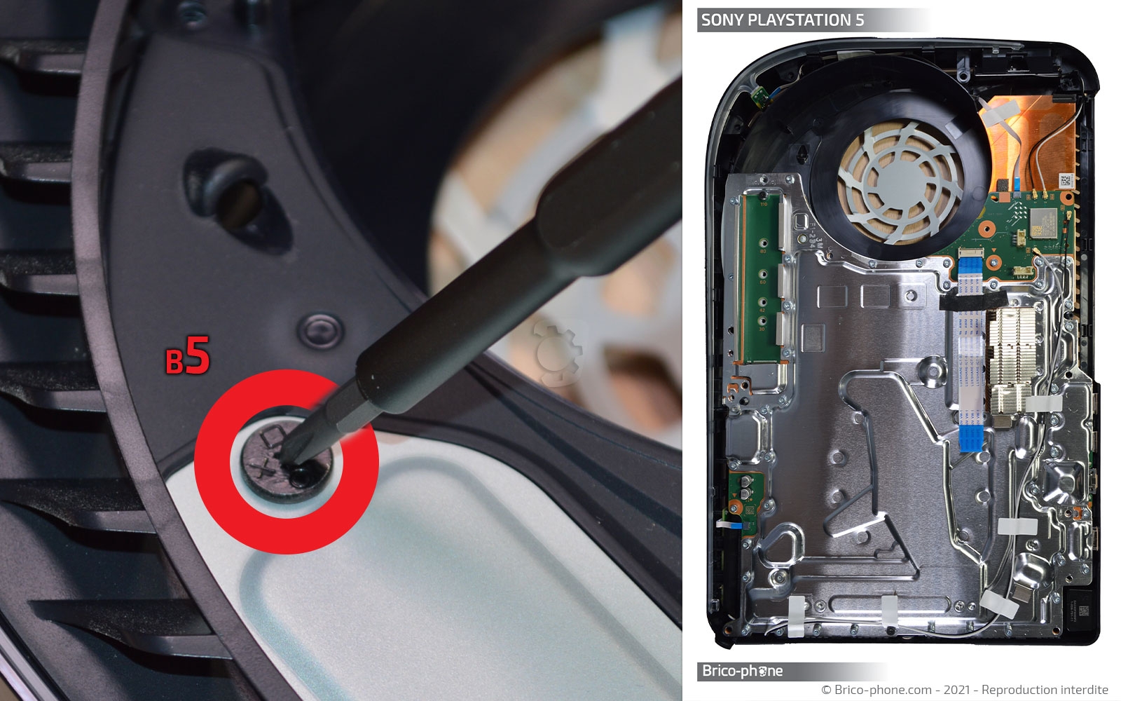 Démontage complet de la Console sur Playstation 5 photo 1