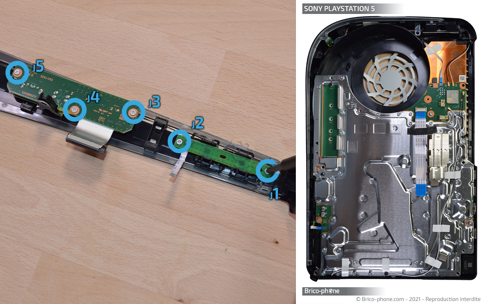 Démontage complet de la Console sur Playstation 5 photo 1