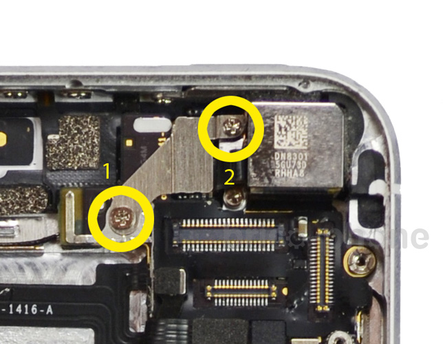 Changement de nappe bouton Power sur iPhone 5 photo 1