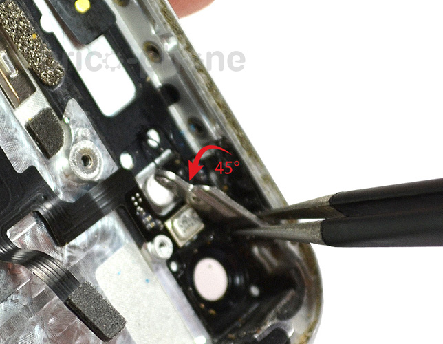 Changement de nappe bouton Power sur iPhone 5 photo 1
