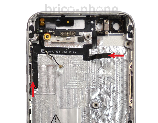 Changement de nappe bouton Power sur iPhone 5 photo 1