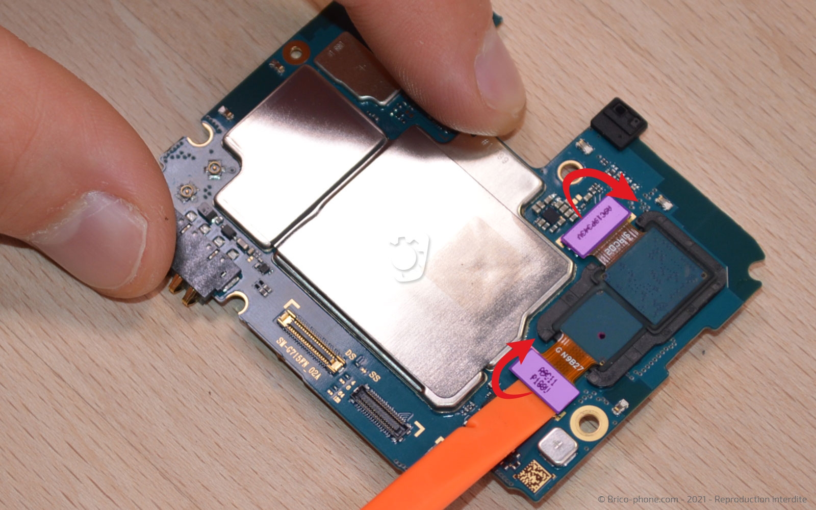 Démontage complet sur Galaxy Xcover Pro photo 1