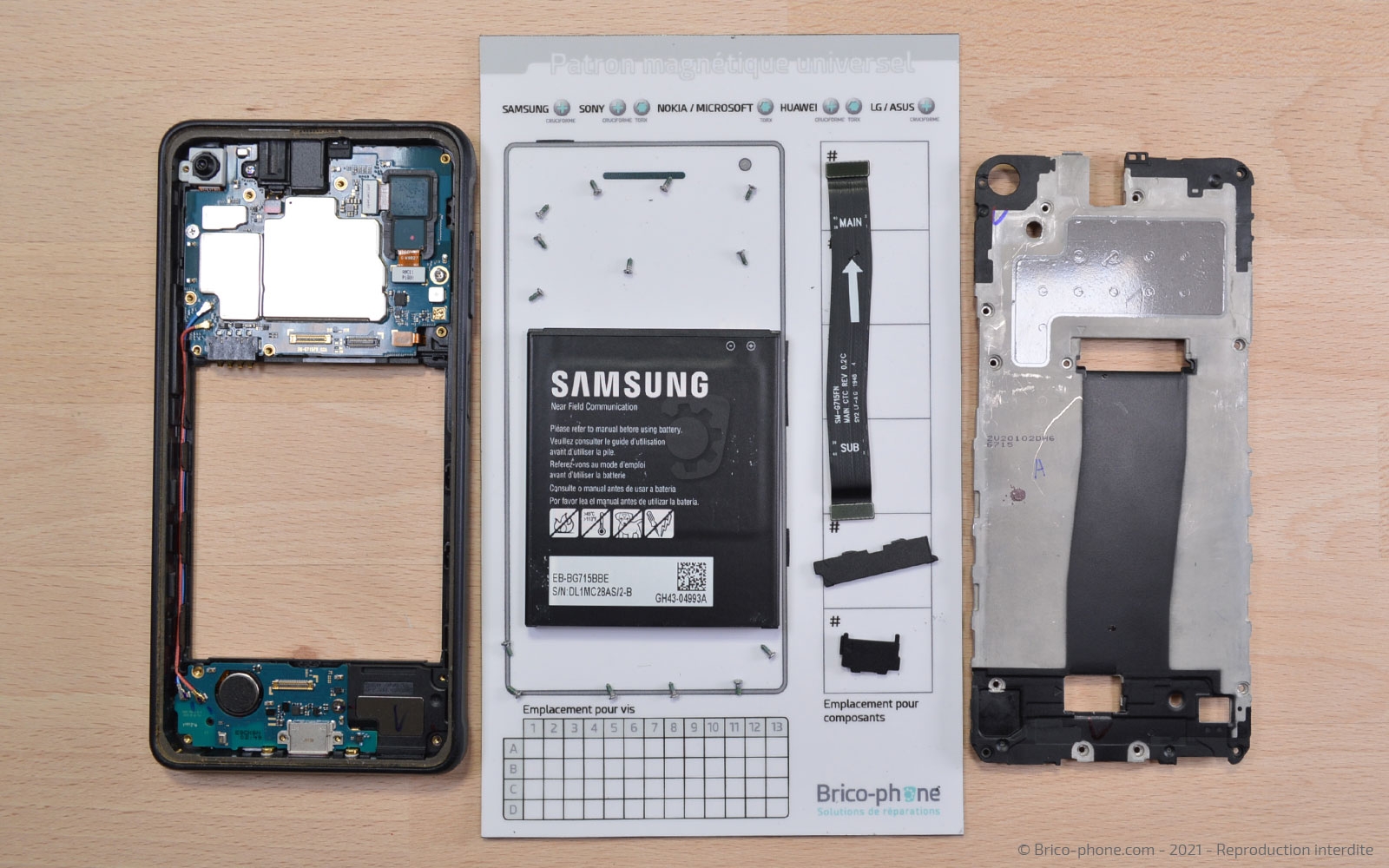 Démontage complet sur Galaxy Xcover Pro photo 4