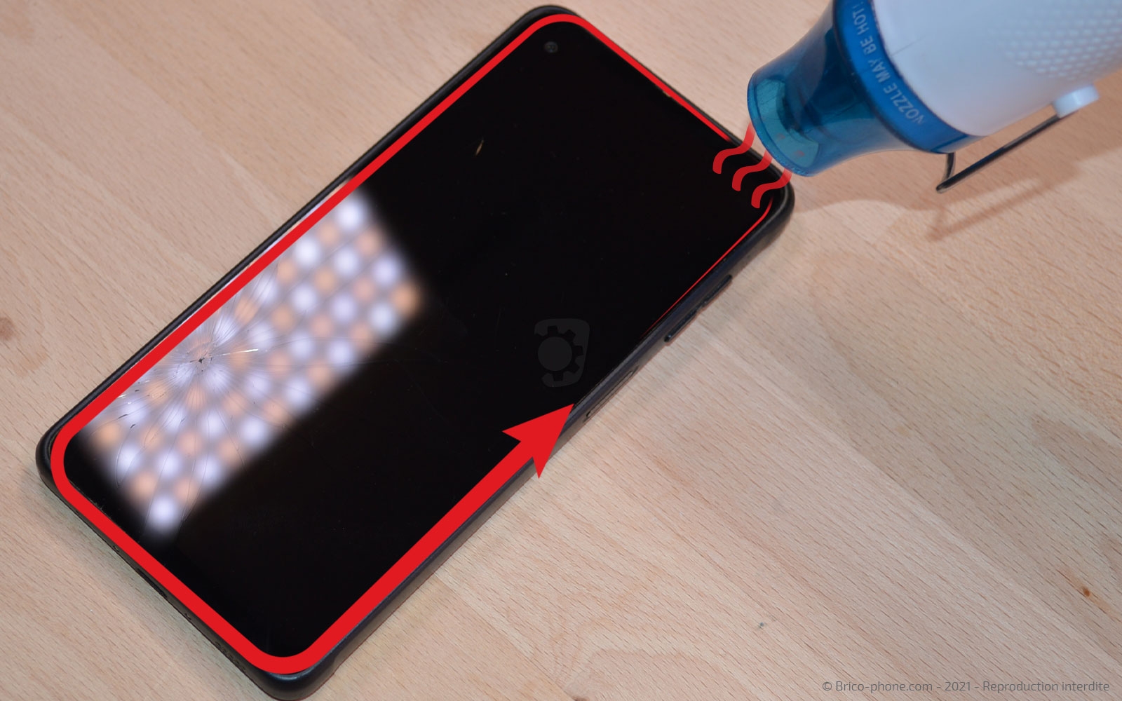 Changement de l'écran (vitre + LCD) sur Galaxy Xcover Pro photo 2