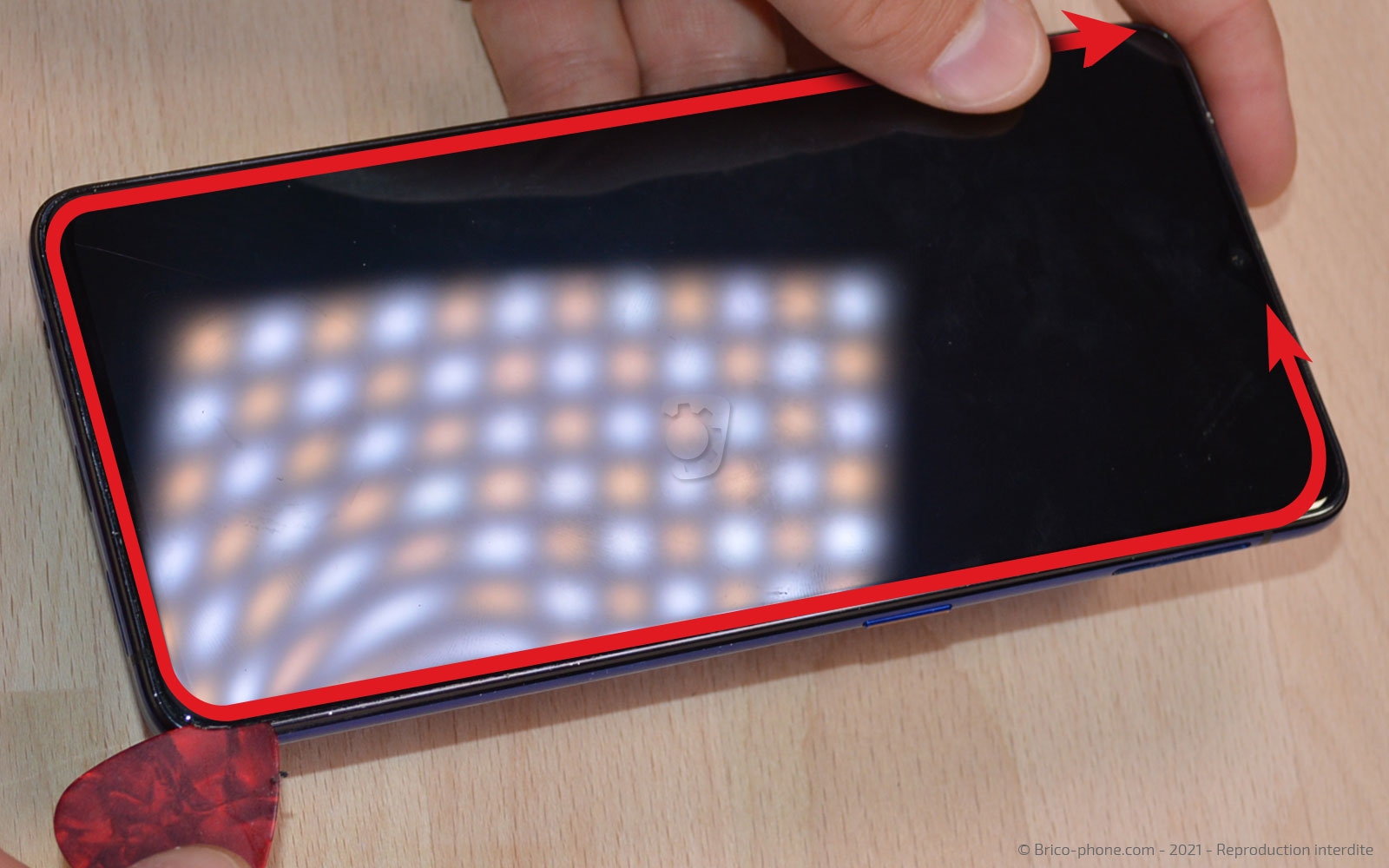 Changement de l'écran sur Realme X2 Pro photo 2