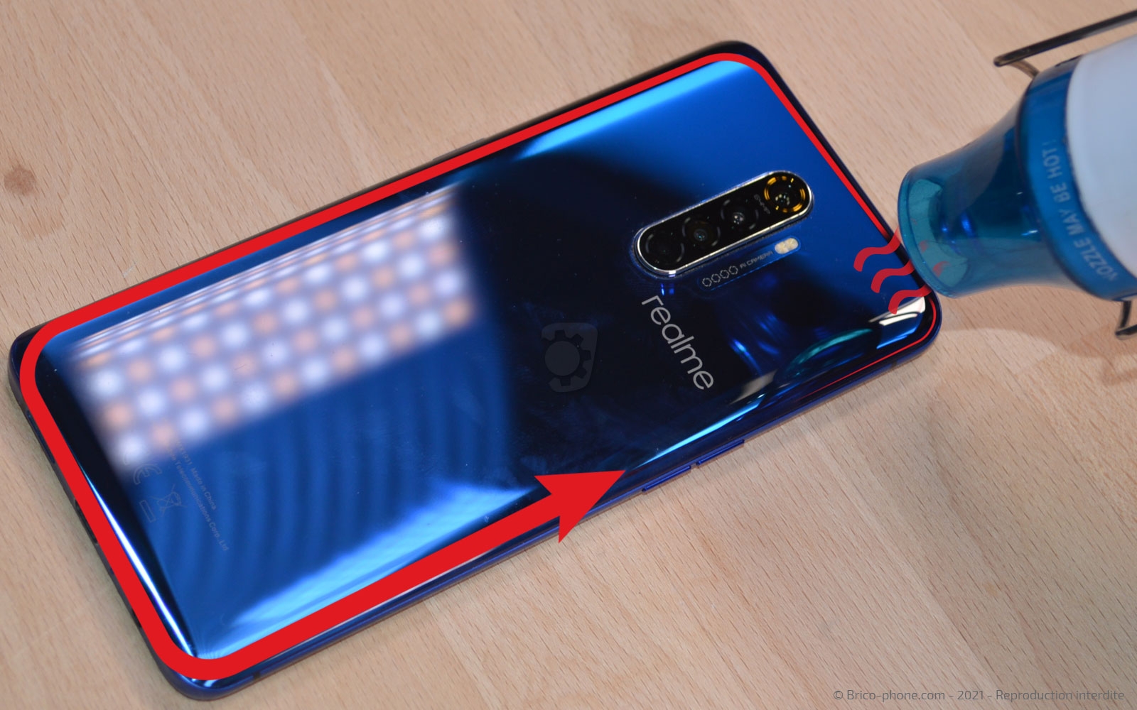 Changement de batterie  sur Realme X2 Pro photo 2