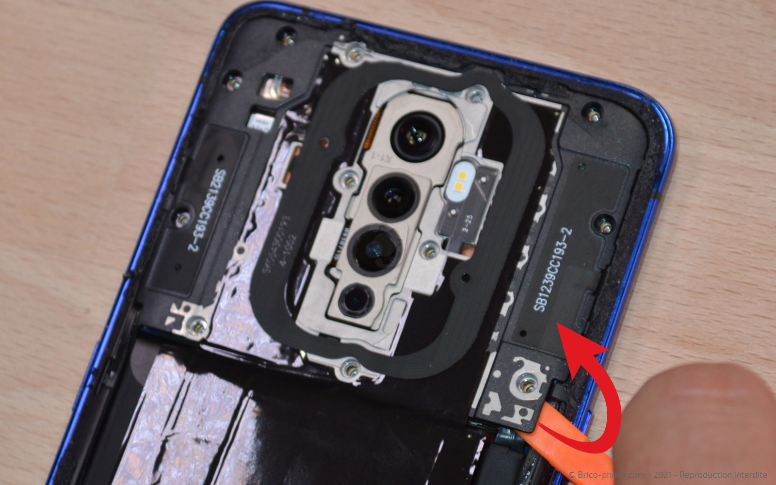 Changement de batterie  sur Realme X2 Pro photo 2