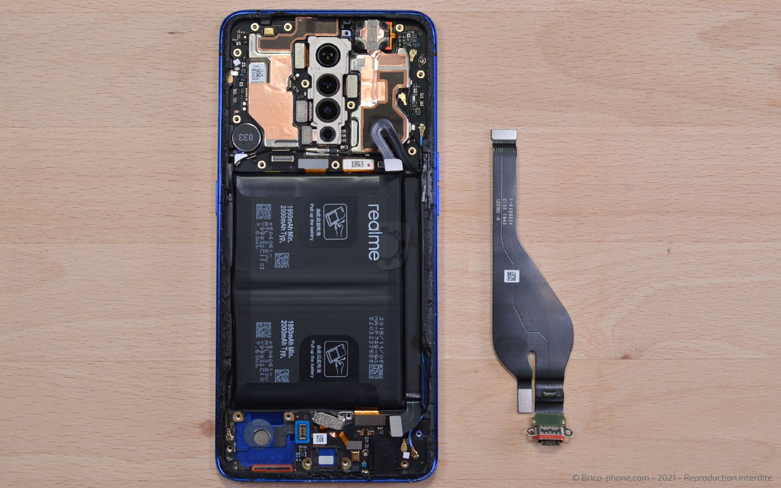 Changement du connecteur de charge sur Realme X2 Pro photo 4