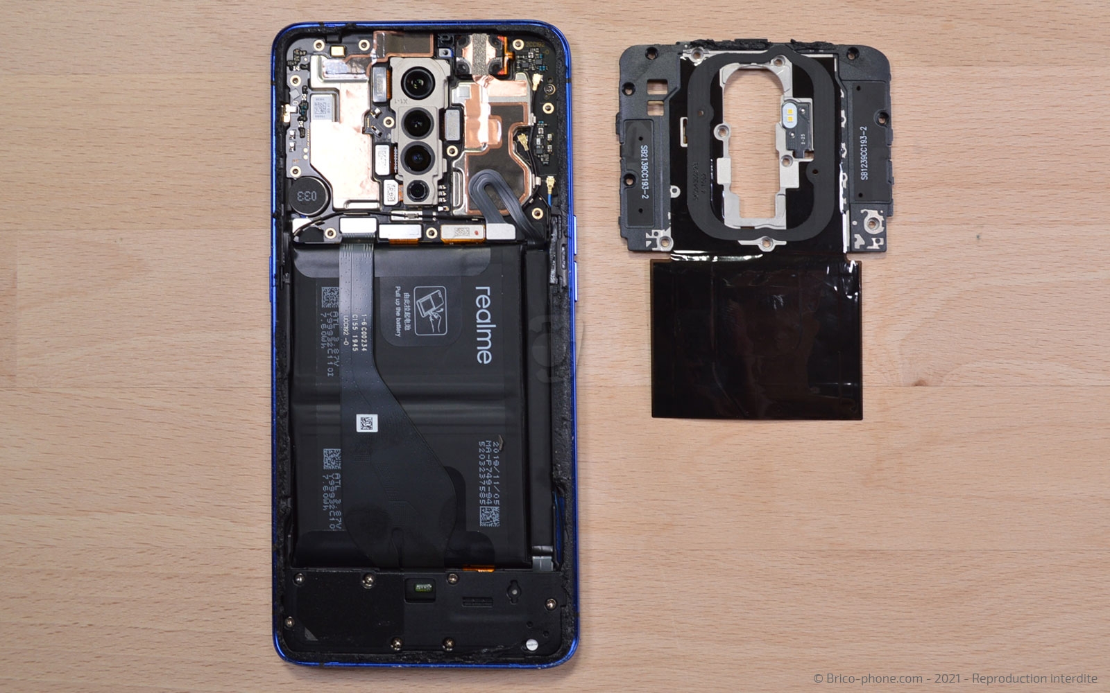 Changement du bloc écran  sur Realme X2 Pro photo 3