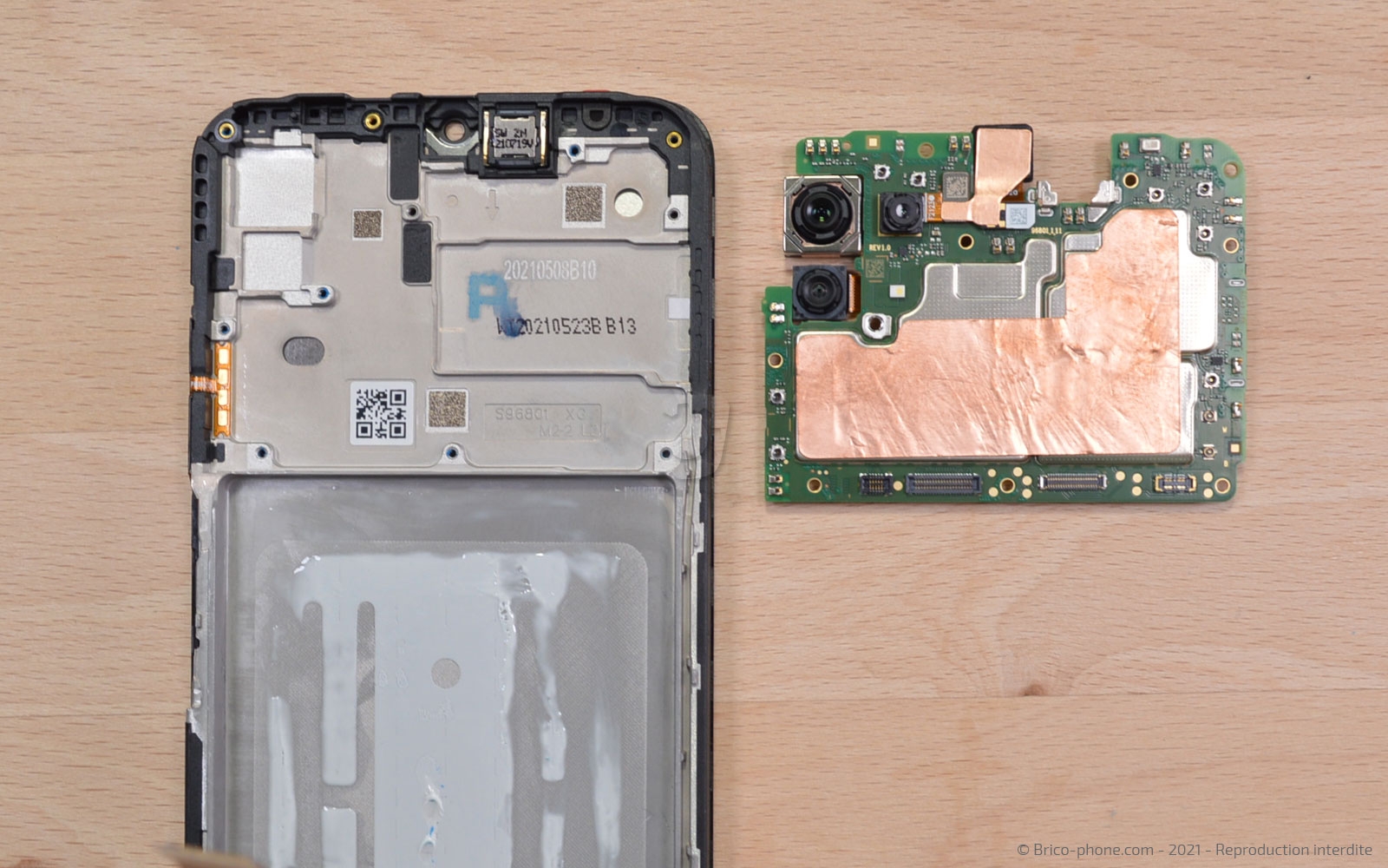 Démontage complet sur Galaxy A22 (5G) photo 4