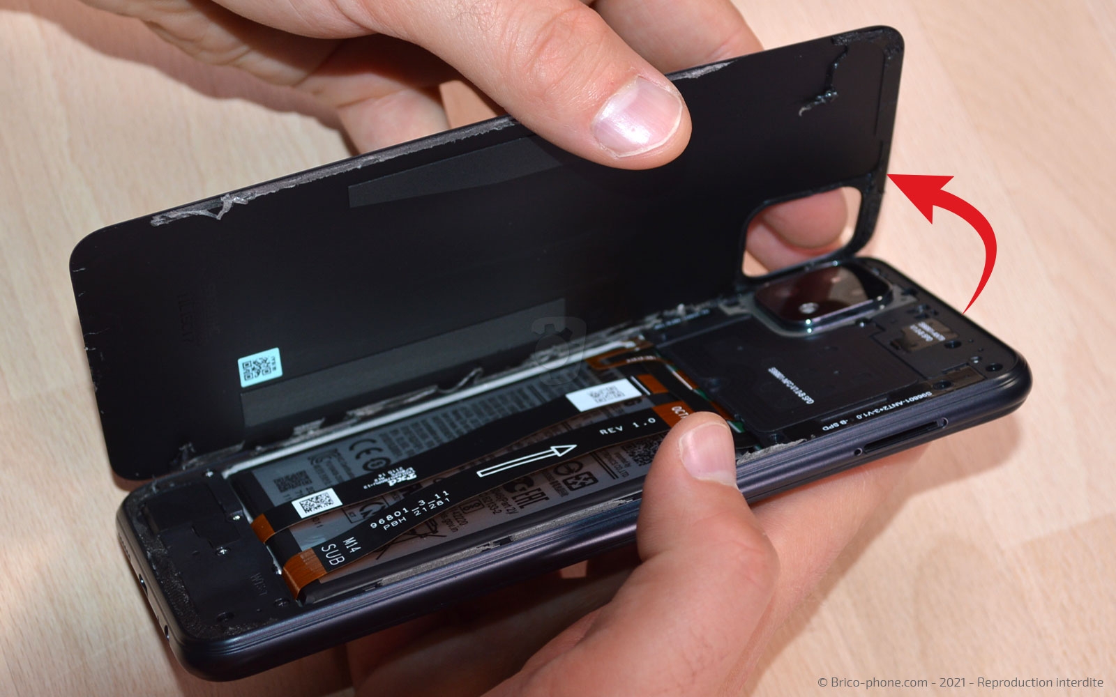 Démontage complet sur Galaxy A22 (5G) photo 2