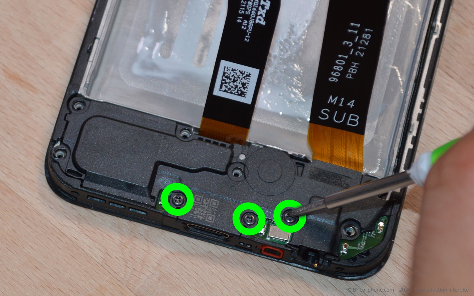 Démontage complet sur Galaxy A22 (5G) photo 1