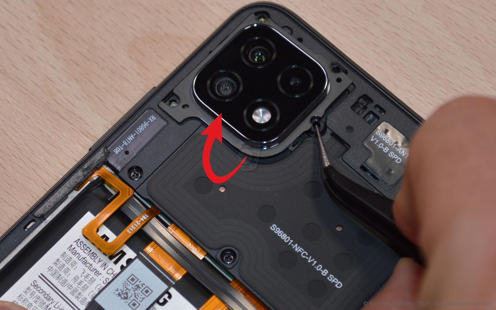 Démontage complet sur Galaxy A22 (5G) photo 2