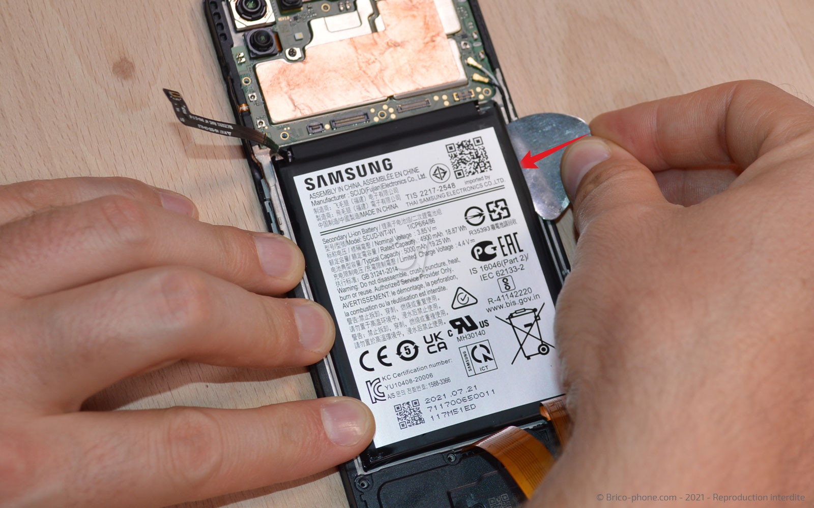 Démontage complet sur Galaxy A22 (5G) photo 1