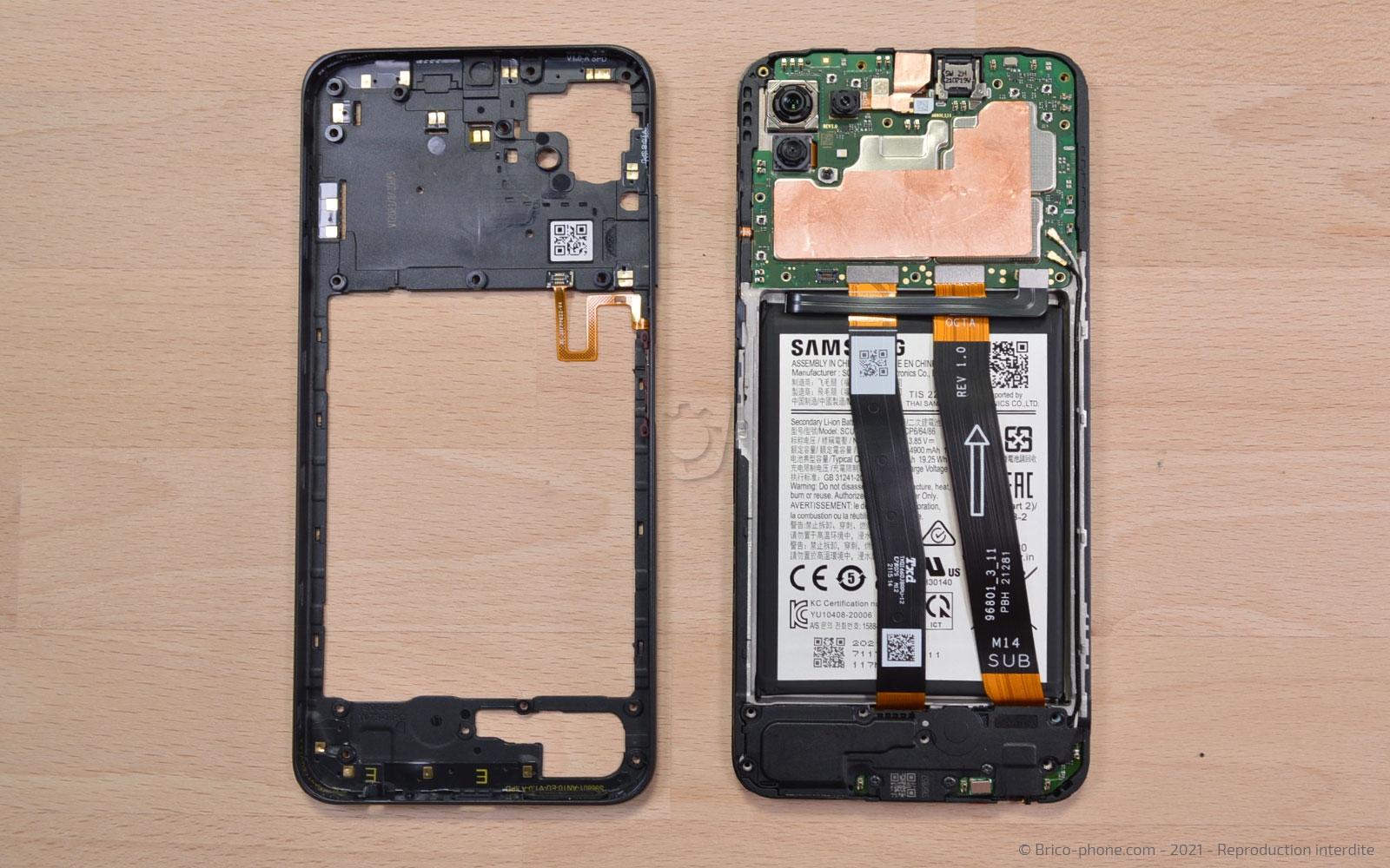 Démontage complet sur Galaxy A22 (5G) photo 1