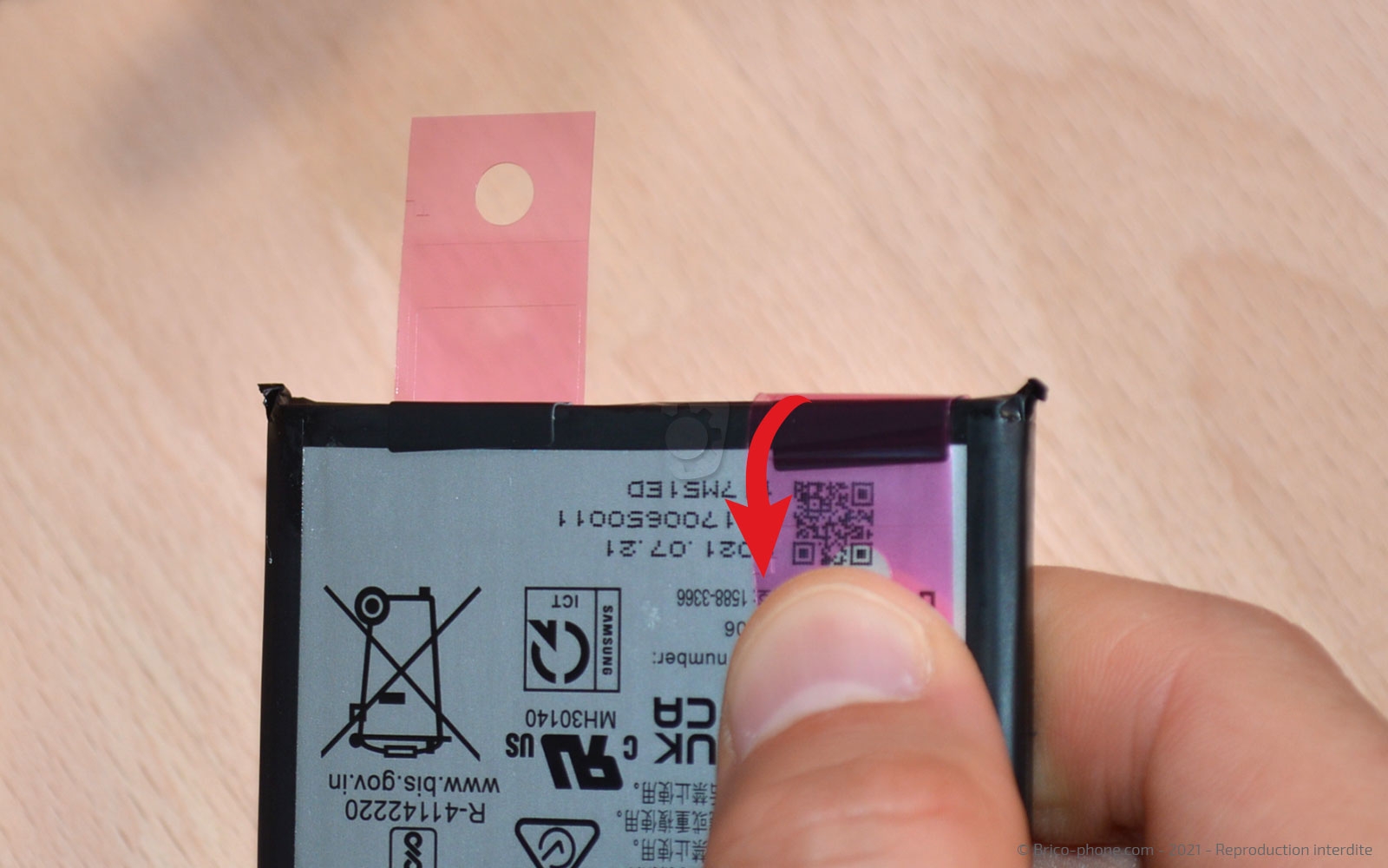 Changement du bloc écran sur Galaxy A22 (5G) photo 2