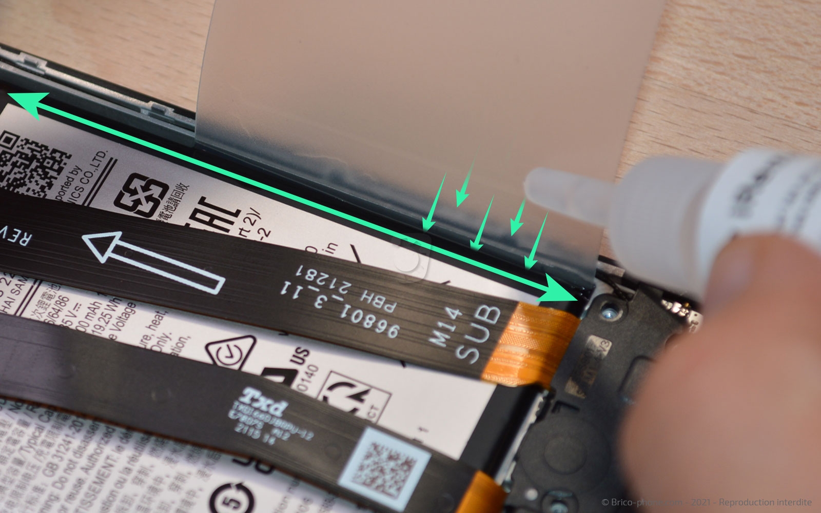 Changement du bloc écran sur Galaxy A22 (5G) photo 1