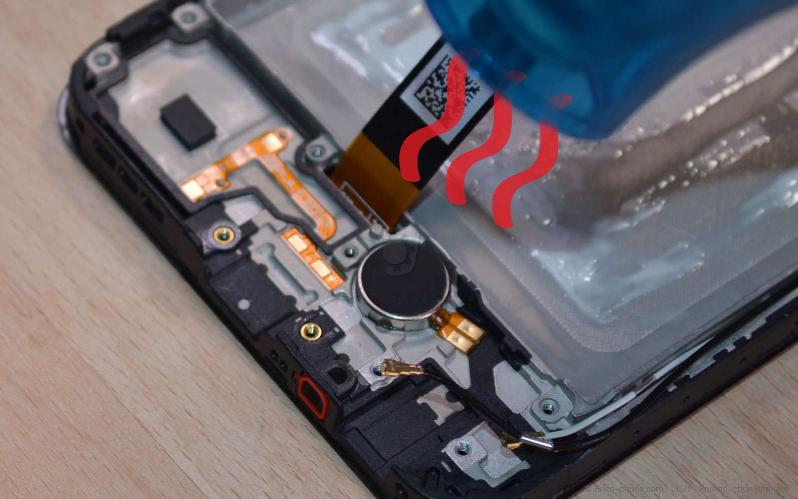 Changement du bloc écran sur Galaxy A22 (5G) photo 1