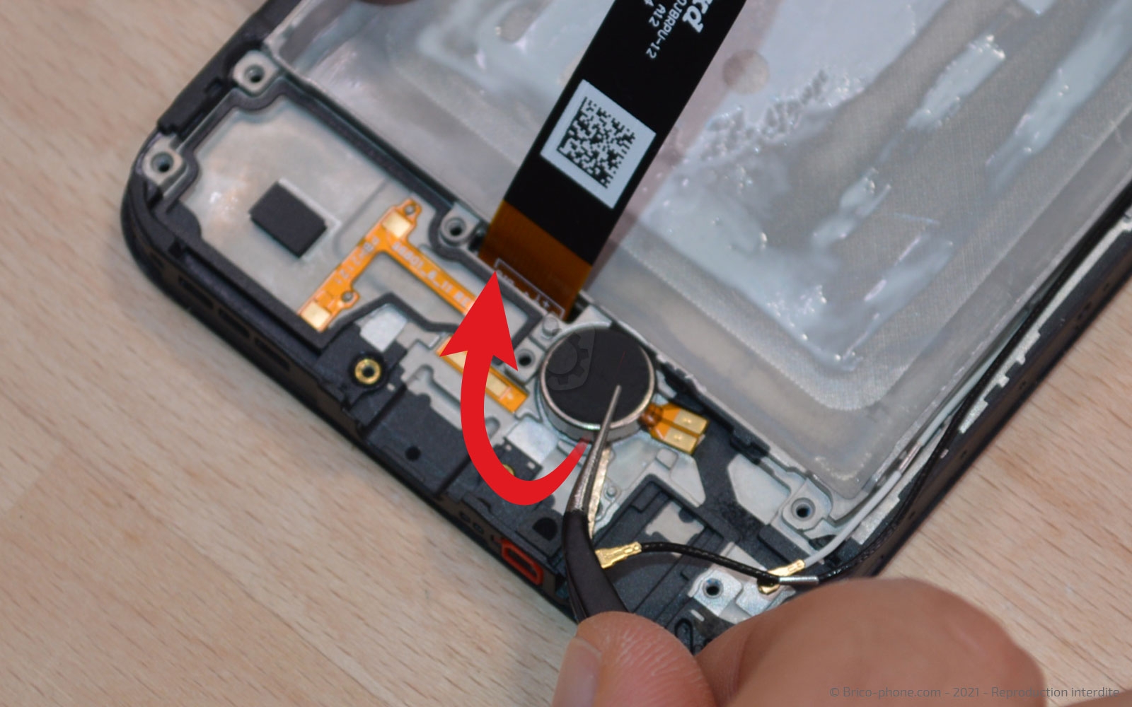 Changement du bloc écran sur Galaxy A22 (5G) photo 2