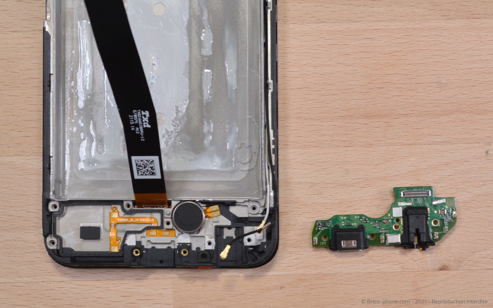 Changement du bloc écran sur Galaxy A22 (5G) photo 2