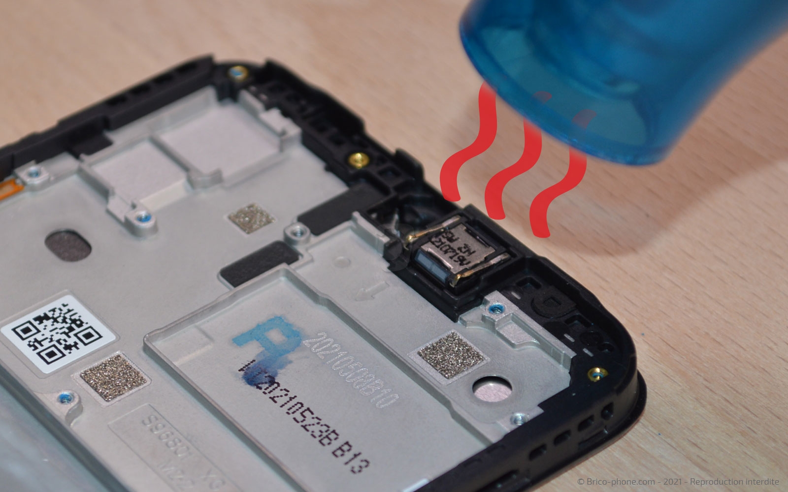 Changement du bloc écran sur Galaxy A22 (5G) photo 1