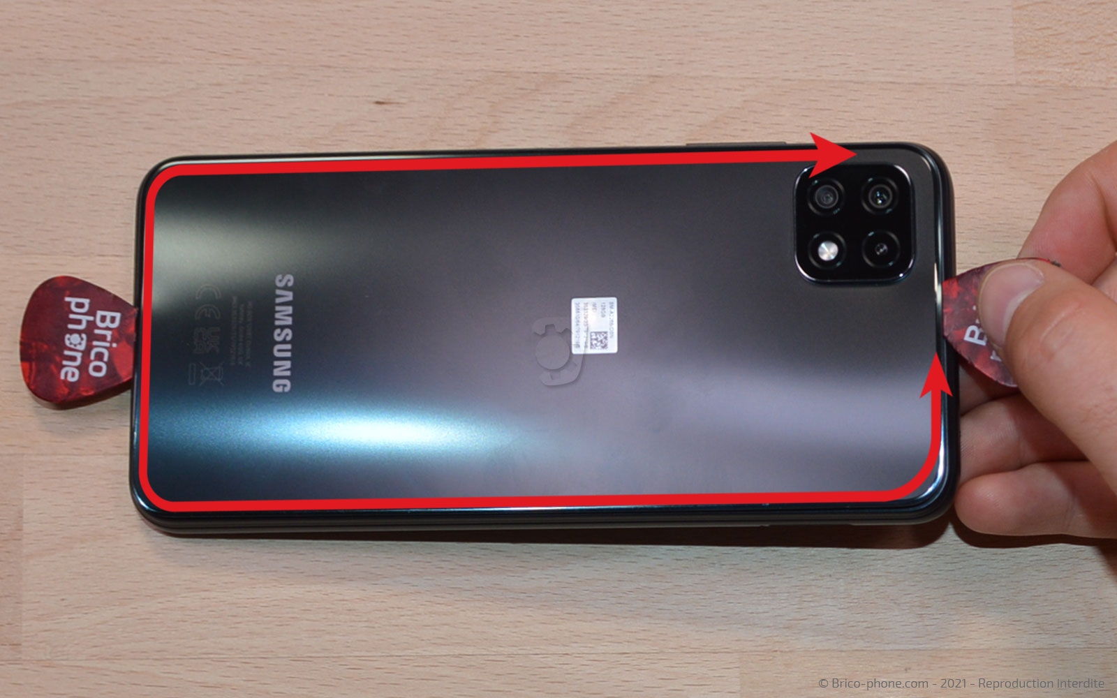 Changement de connecteur de charge sur Galaxy A22 (5G) photo 1