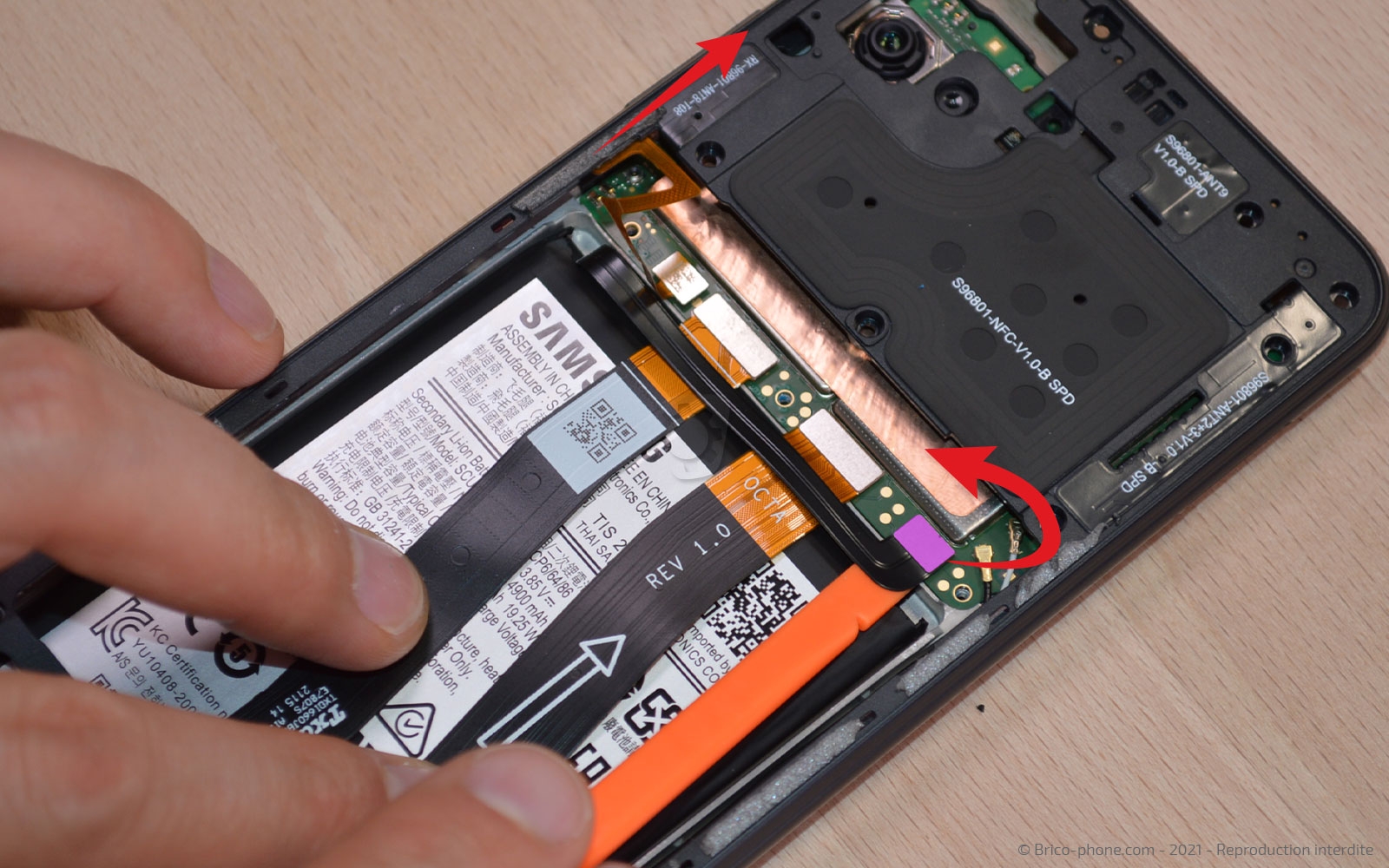 Changement de connecteur de charge sur Galaxy A22 (5G) photo 1