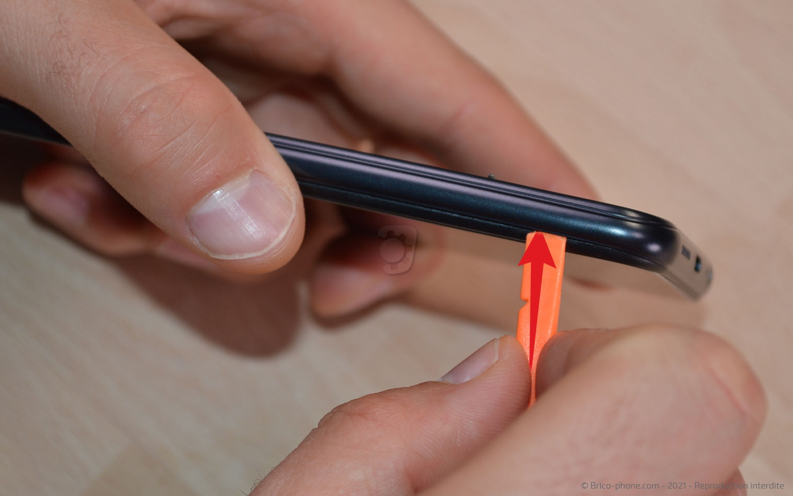 Changement de connecteur de charge sur Galaxy A22 (5G) photo 3