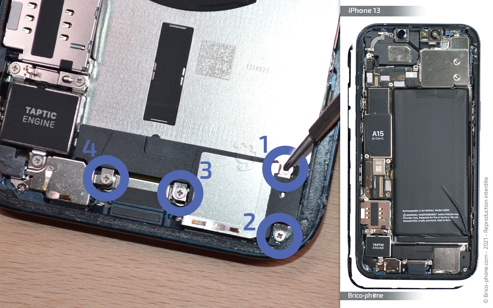 Guide de réparation sur iPhone 13 photo 1