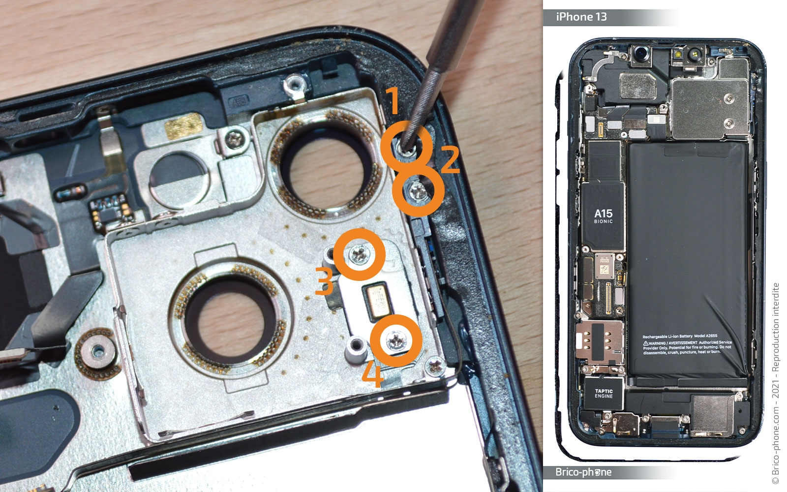 Guide de réparation sur iPhone 13 photo 1