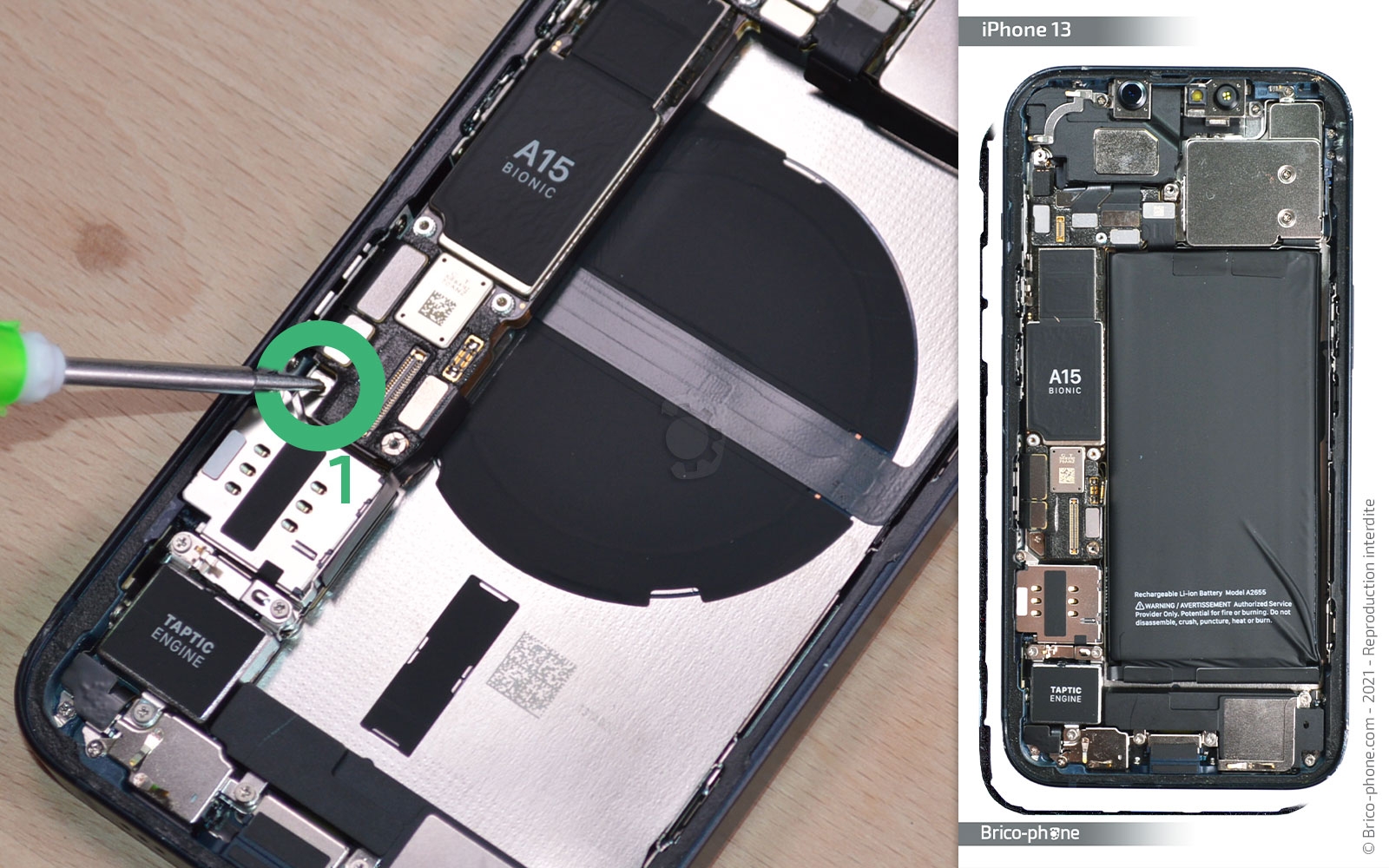 Guide de réparation sur iPhone 13 photo 1