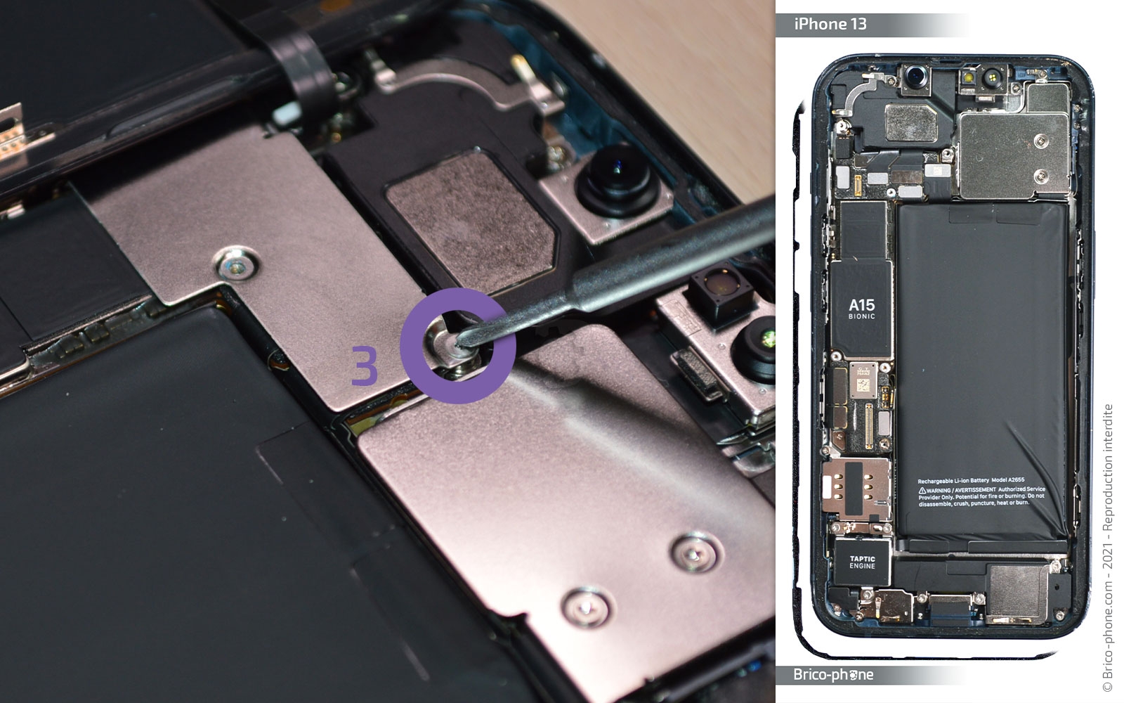 Guide de réparation sur iPhone 13 photo 2