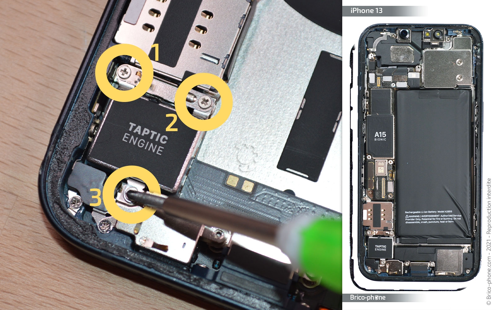 Guide de réparation sur iPhone 13 photo 1