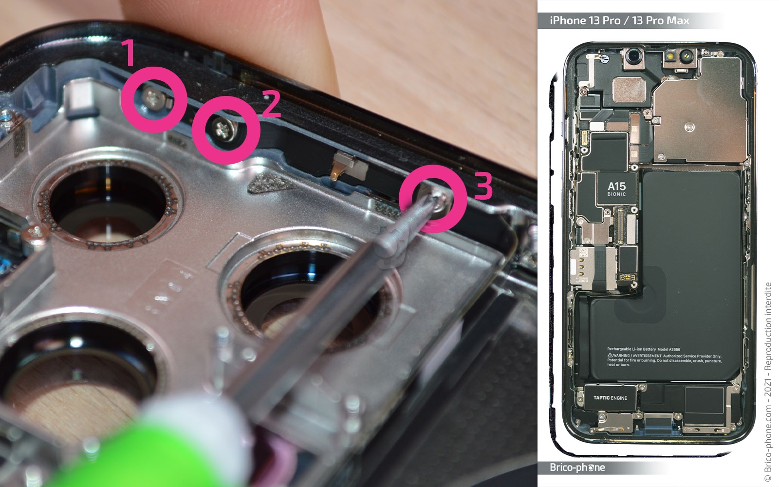 Guide de réparation sur iPhone 13 Pro photo 1