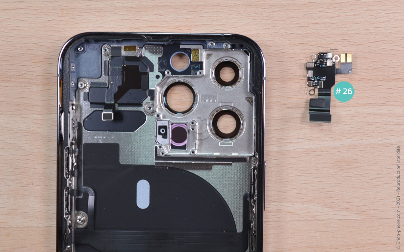 Guide de réparation sur iPhone 13 Pro photo 3